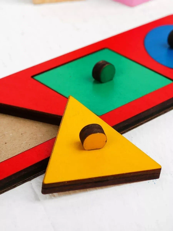 Рамки-вкладыши Геометрические фигуры Монтессори