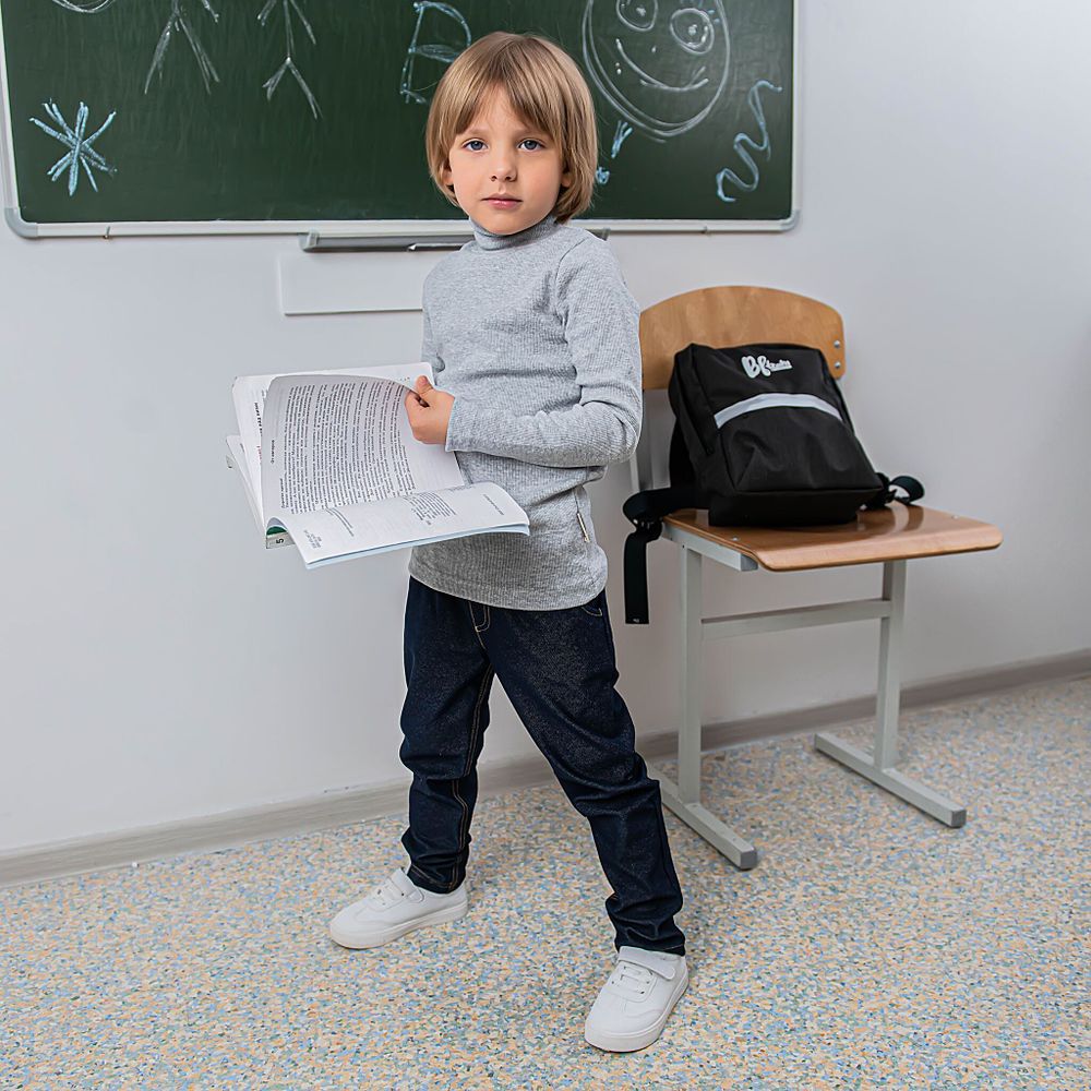 Бадлон "Серый меланж"