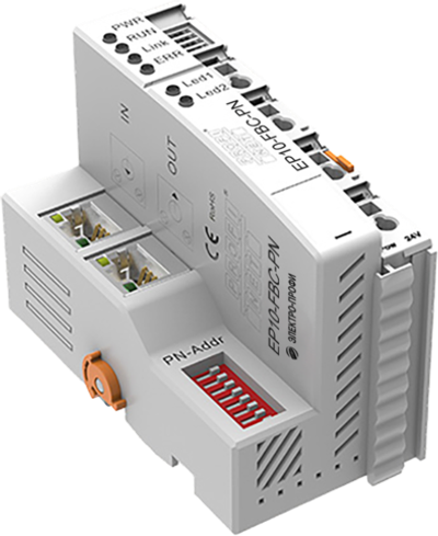 Модуль связи, шины PROFINET, 2 порта RJ45, расширяемый до 32 мод., питание DC 24B, 15010001 EP10