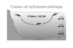 Воблер LureMax STINKA 110F MDR-087 (110FDR-087) 12 г.