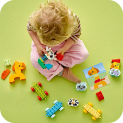 Конструктор LEGO DUPLO 1846 10412 Первый поезд с животными — фото 13