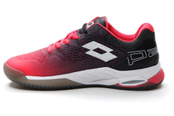 Мужские кроссовки для Падел Lotto Superrapida 100 - shiny fuchsia/all white/all black