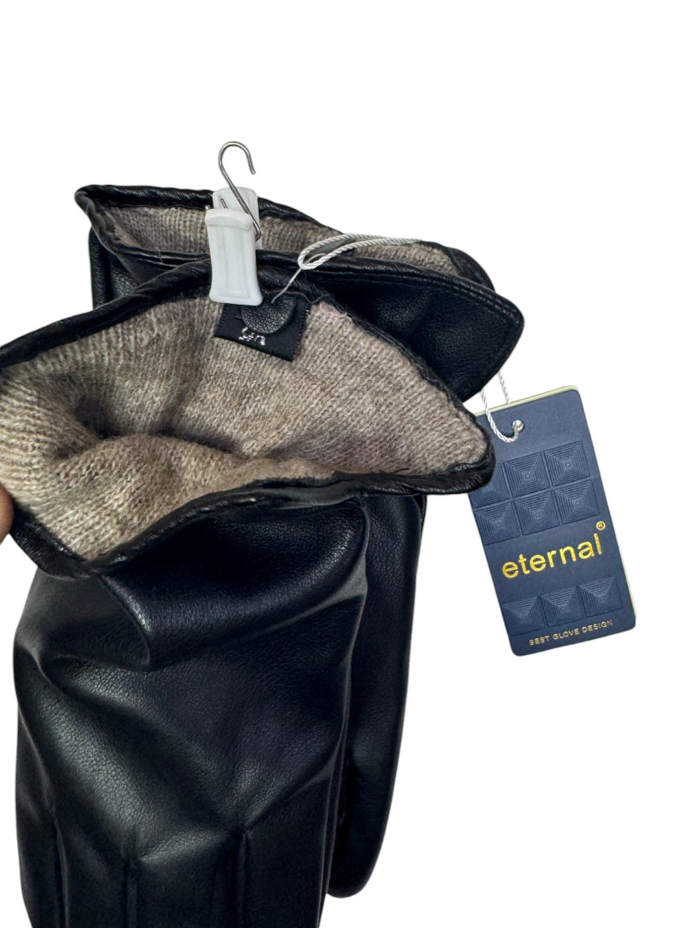 Перчатки. Мужские. Материал верха: Эко кожа. Замша. Подклад: Трикотаж. 5 шт в упаковке.