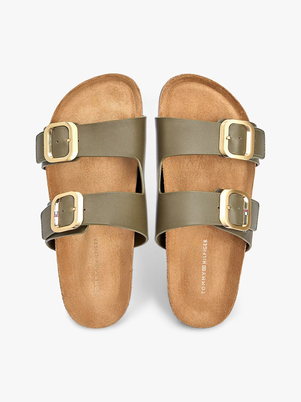 Шлепанцы женские TOMMY HILFIGER TH CLASSIC CORK SAND