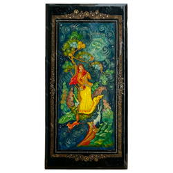 Лаковая миниатюра "Морозко". Исп.: Кайшев В. п. Мстёра. 1970-е