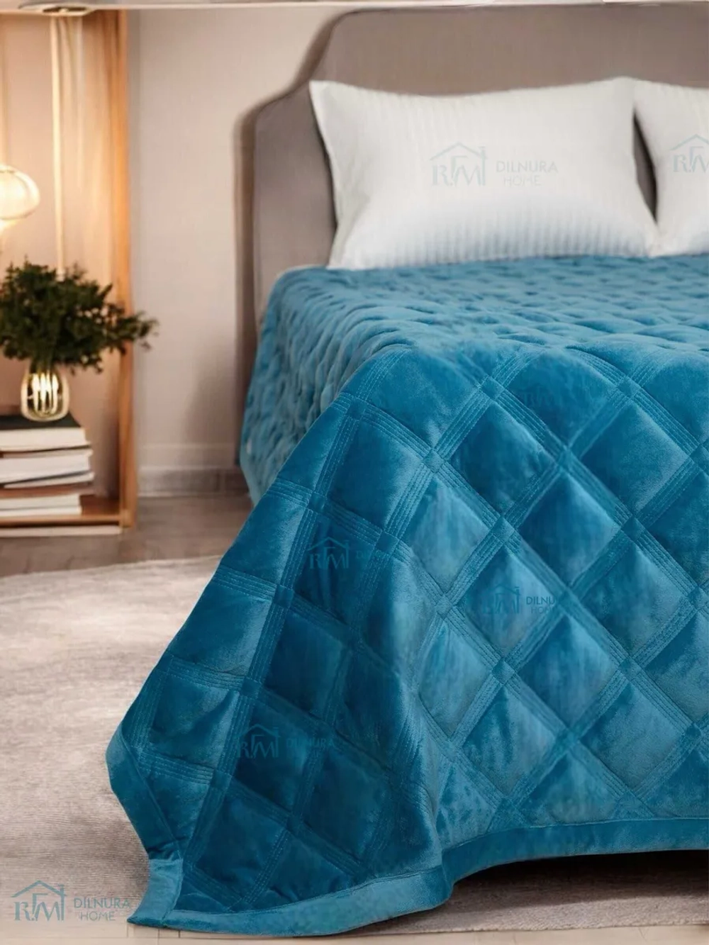 Покрывало 220х240 стеганое для кровати и дивана