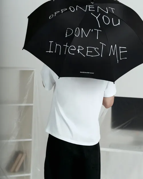 Зонт Une Petite Emeute Forgive me черный