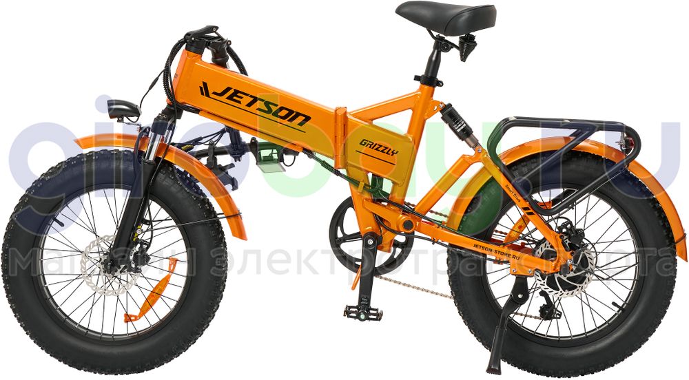 Электровелосипед Jetson GRIZZLY 1200W (48V/15Ah) - Оранжевый фото №7