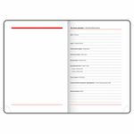 Ежедневник недатированный А5 (138х213 мм), BRAUBERG VISTA, под кожу, гибкий, фольга, 136 л., "Forest", 112029