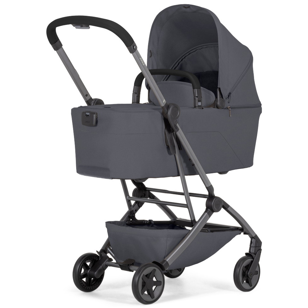 Коляска 2 в 1 Joolz Aer 2 с бампером Stone Grey/Black Carbon