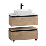 Мебель для ванной со столешницей и накладной раковиной Cezares SLIDER 80 Дуб Тангент SLIDER-800-1C-SO-RT-P