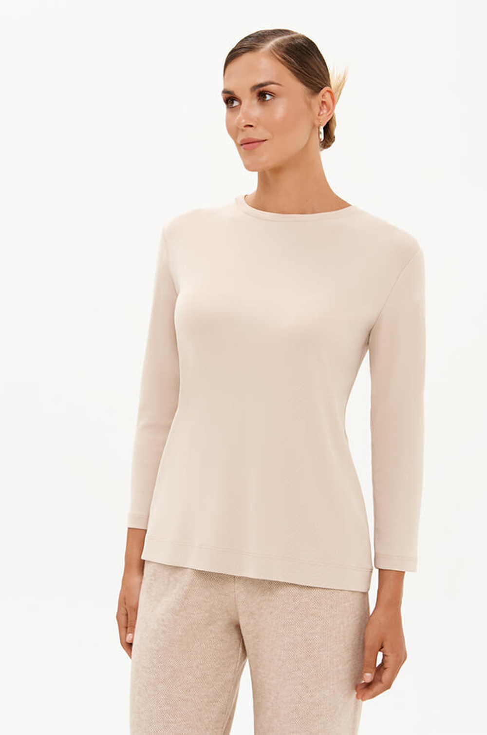 23342 Лонгслив женский (бежевый)
