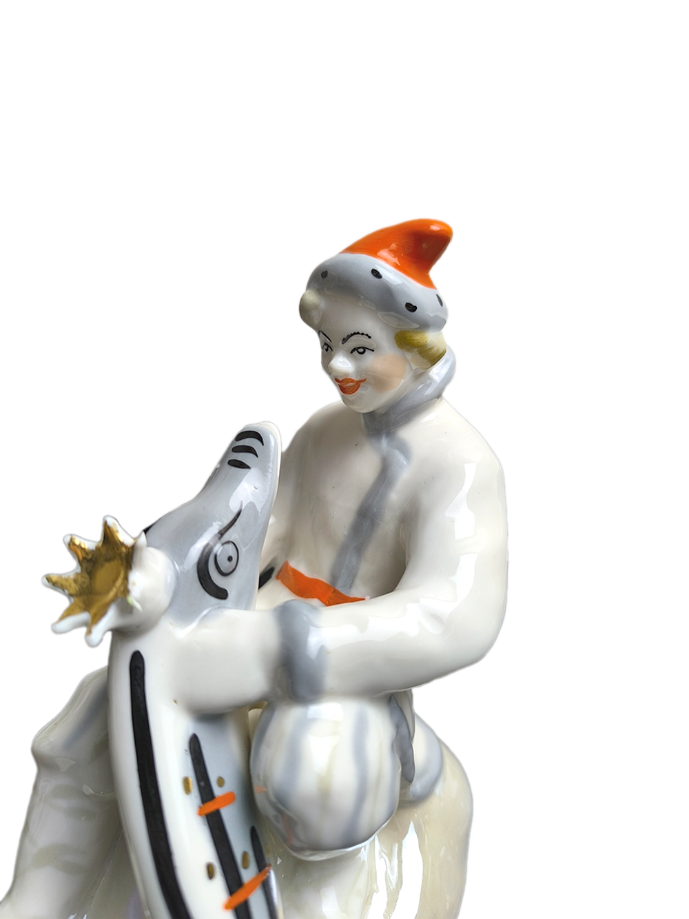 Статуэтка "Емеля со щукой" ("По щучьему велению") ЛЗФИ