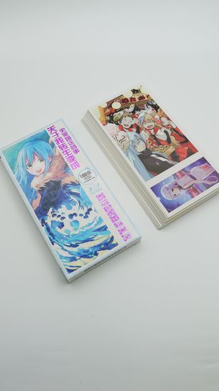 Набор открыток, карточек и наклеек "О моём перерождении в слизь / That time I got reincarnated as a slime", 188 предметов