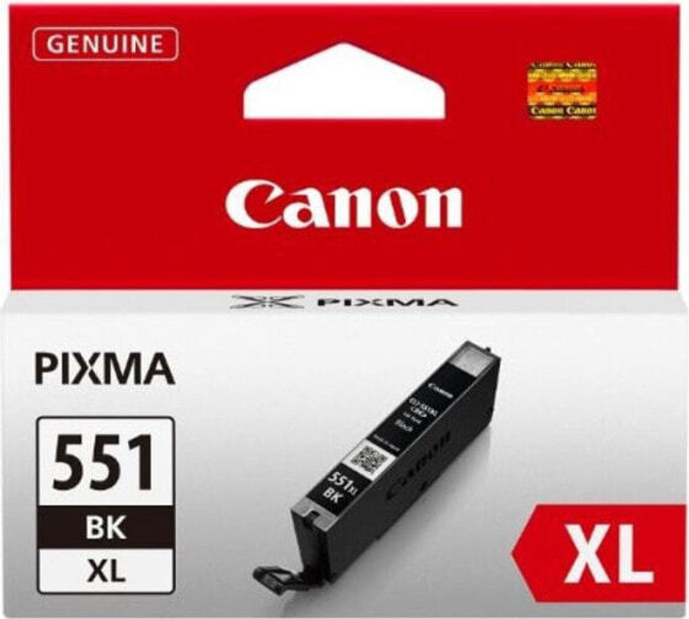 Картридж струйный черный 1 шт Canon CLI-551BK XL IP7250/MG5450
