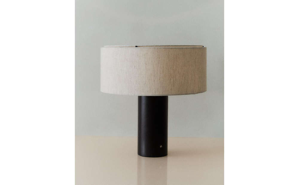 Zara Home Настольная лампа, цвет экрю, 34 см