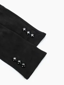 Перчатки из искусственного велюра
