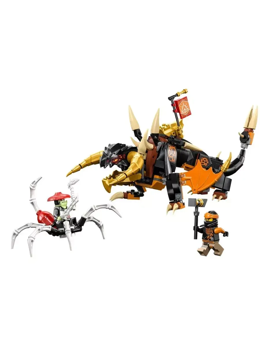 Конструктор Ниндзя Земляной дракон Коула 285 деталей 7011