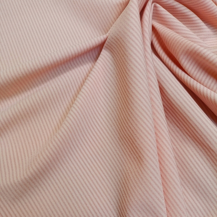 Микрофибра матовая, в тонкую блестящую полосочку, пудра