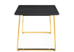 Керамический стол Woodville Селена 2 180х90 черный мрамор, золото