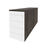 Тумба двойная приставная/опорная (TIP-ON) Onix Direct