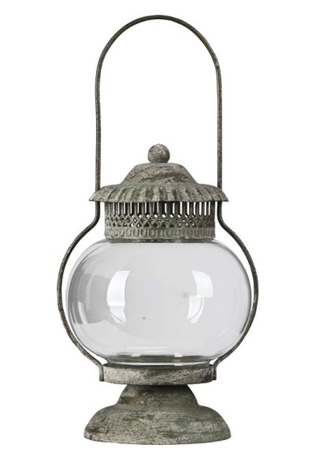 Подсвечник "Антик грин" большой 14x11xH27см