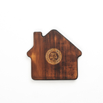 Менажница из кедра для подачи блюд и закусок с гравировкой "Чудеса там, где в них верят"