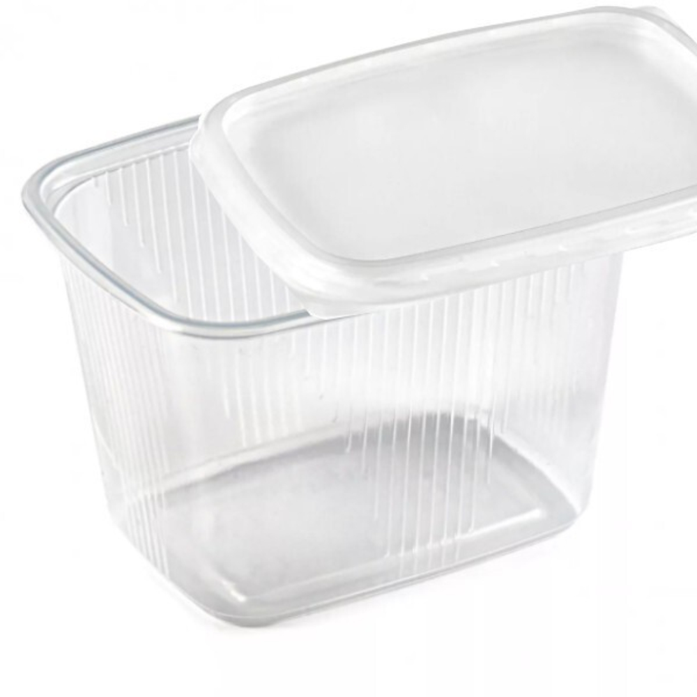 Контейнер с крышкой У-Юнити 350г ПРЯМОУГ 108 (комплект 100 шт)