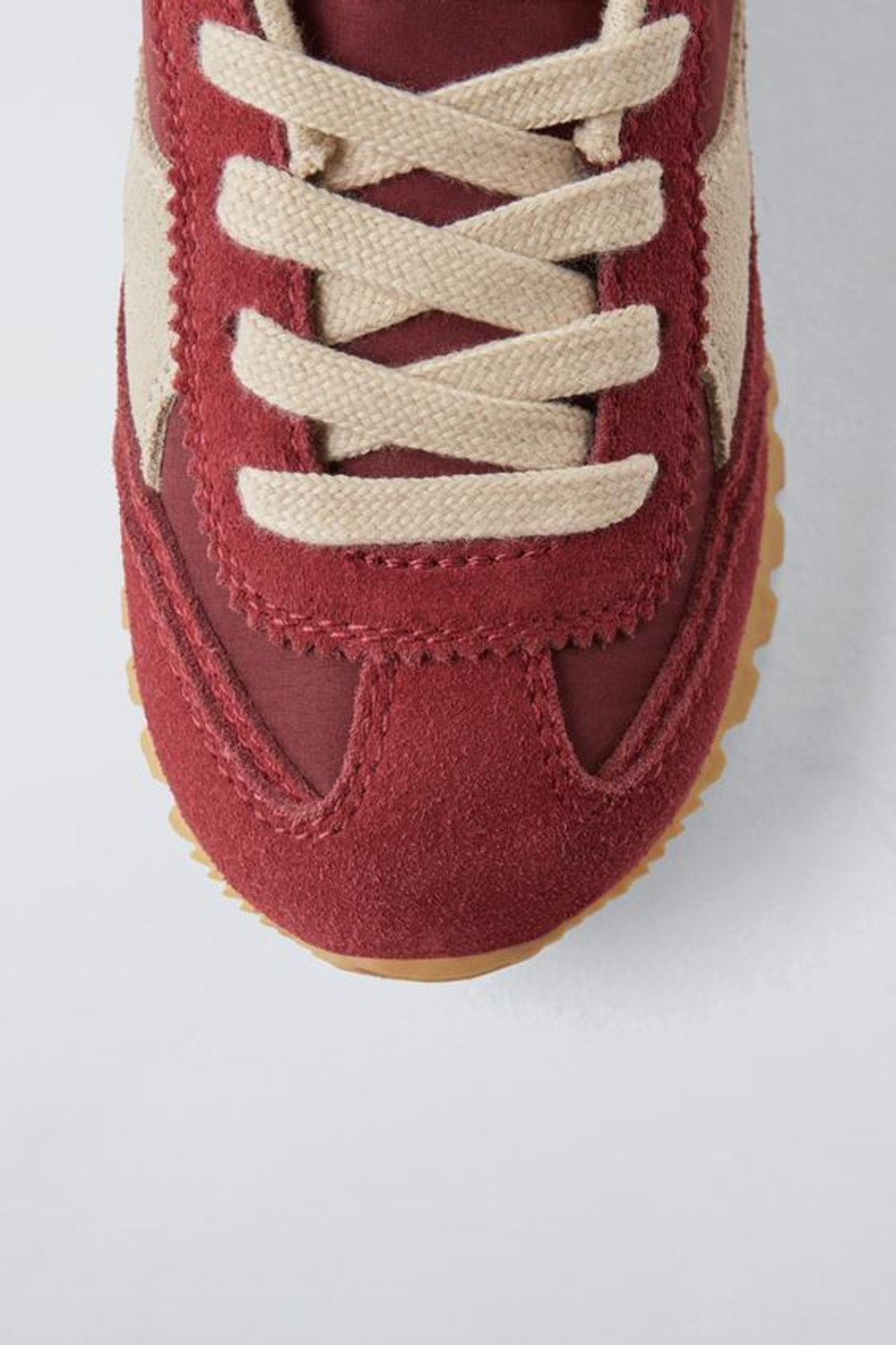 ZARA КРОССОВКИ SOFT, КРАСНЫЙ