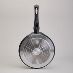 СКОВОРОДА БЛИННАЯ AGNESS С АНТИПРИГАРНЫМ ПОКРЫТИЕМ "BLACK MARBLE", 24Х2СМ, ИНДУКЦИОННОЕ ДНО