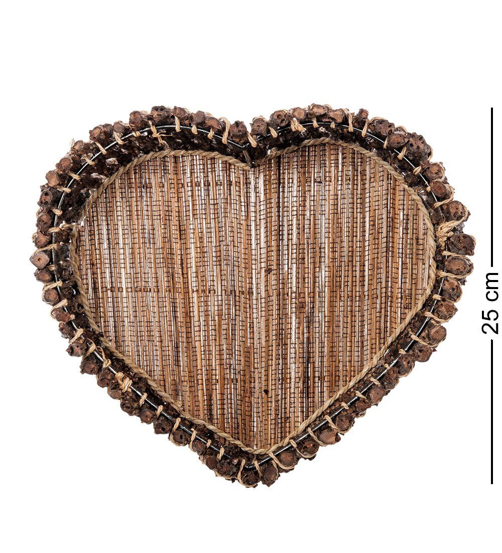 63-016-02 Декоративная корзинка средняя (о.Бали)