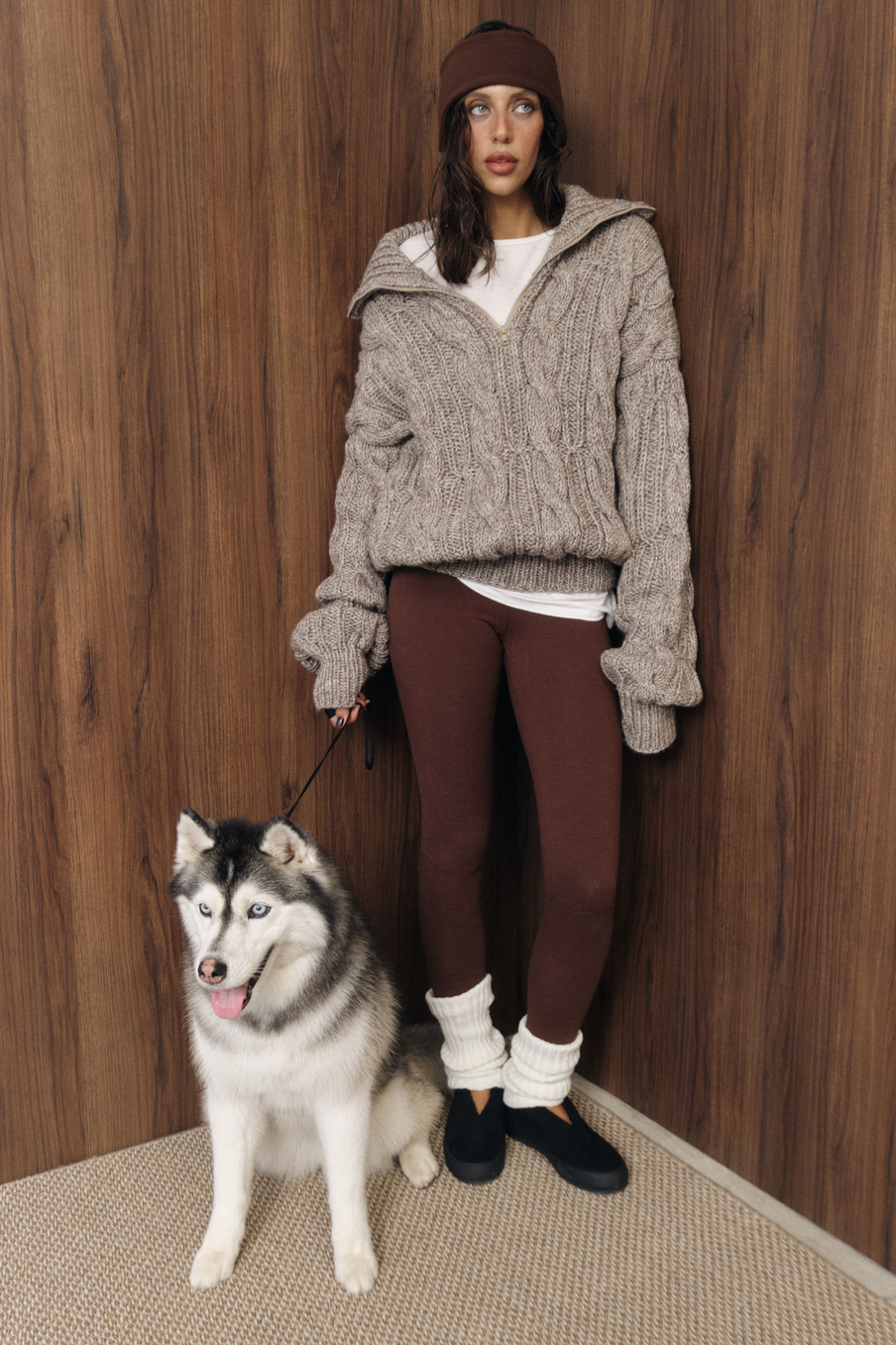 Леггинсы GRELKA | Коричневый