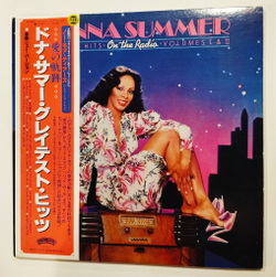 Винтажная виниловая пластинка LP Donna Summer On The Radio Greatest Hits Vol. I and II (Japan 1979) (Obi)