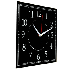 Настенные часы Ideal 851 черные