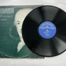 Винтажная виниловая пластинка LP Joseph Haydn Гайдн, Solistenensemble Lew Markis Дивертисмент, Кассация (СССР 1977)