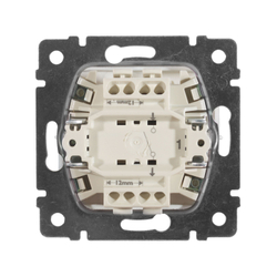 0306 Выкл 1 кл прох (Чёрный)