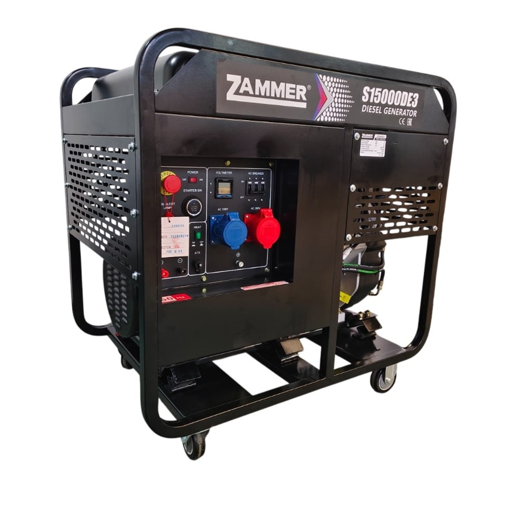 Генератор дизельный Zammer S15000DE3