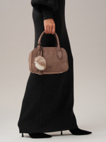 Замшевая сумка DBR 31348 капучино