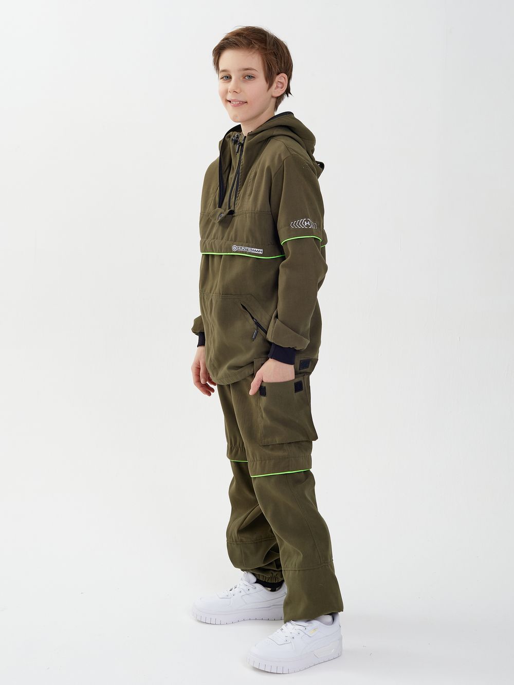 Костюм летний Антигнус-Детский ткань Твил-Пич цвет Хаки