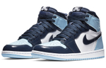 Кроссовки Jordan Air Jordan 1 Retro High Blue Chill 2019 (Женская размерная сетка)