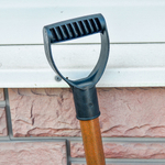 Лопата автомобильная "Авто-Вьюга" неразборная 260*350мм с оц.планкой, цветной черенок