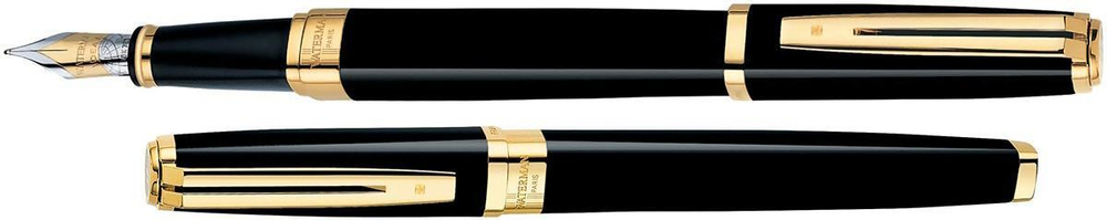 Перьевая ручка Waterman Exception Ideal Black/GT