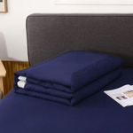 Комплект постельного белья Однотонный Сатин с Одеялом FB012