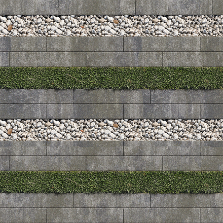 Тротуарная плитка ГАЗОННАЯ РЕШЕТКА - Искусственный камень Габбро