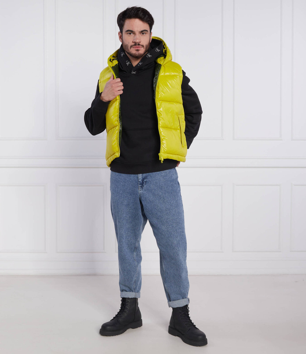 Худи logo jacquard CALVIN KLEIN JEANS - черный(J30J321883)