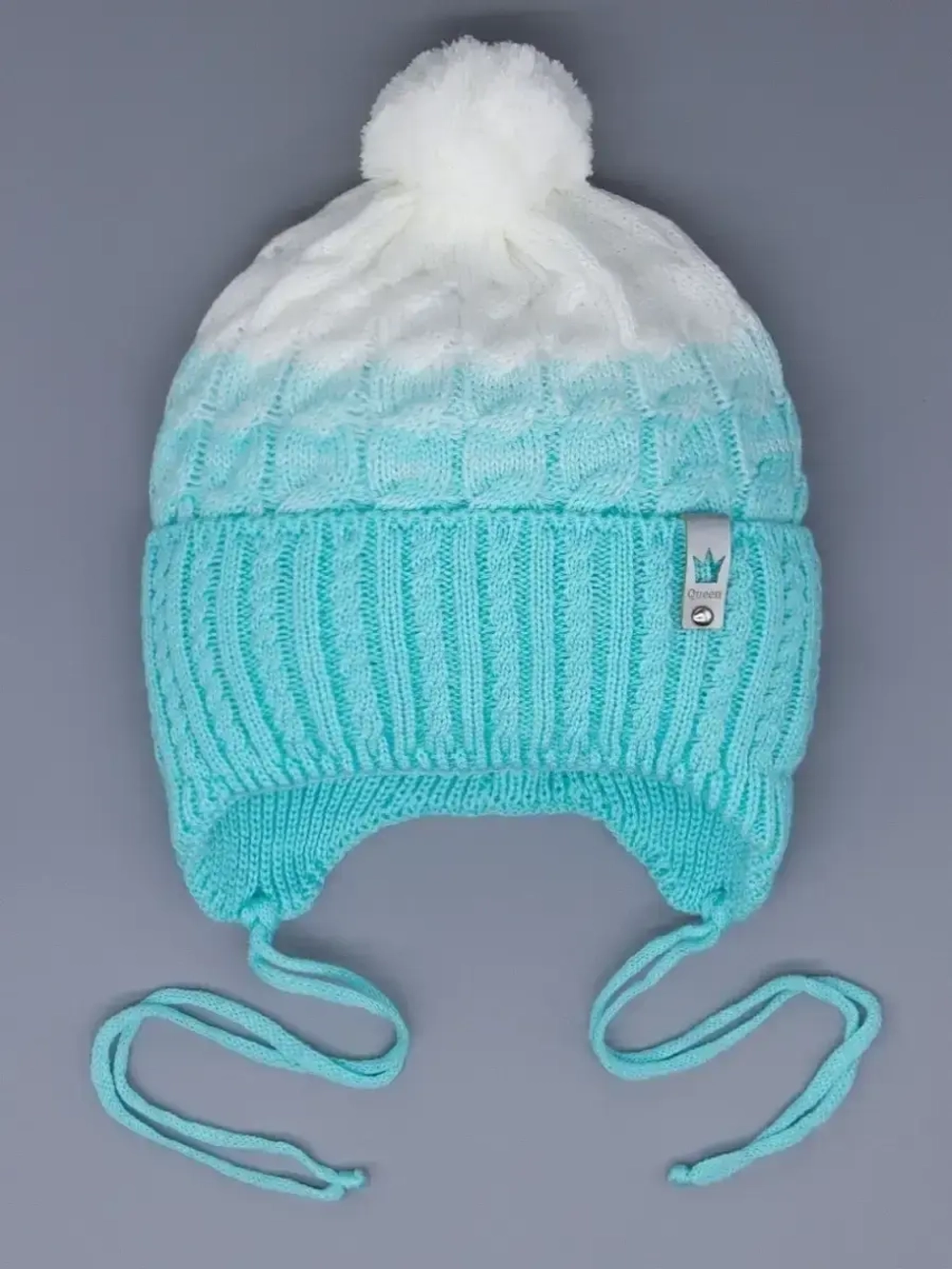 Шапка для мальчика осенняя с завязками