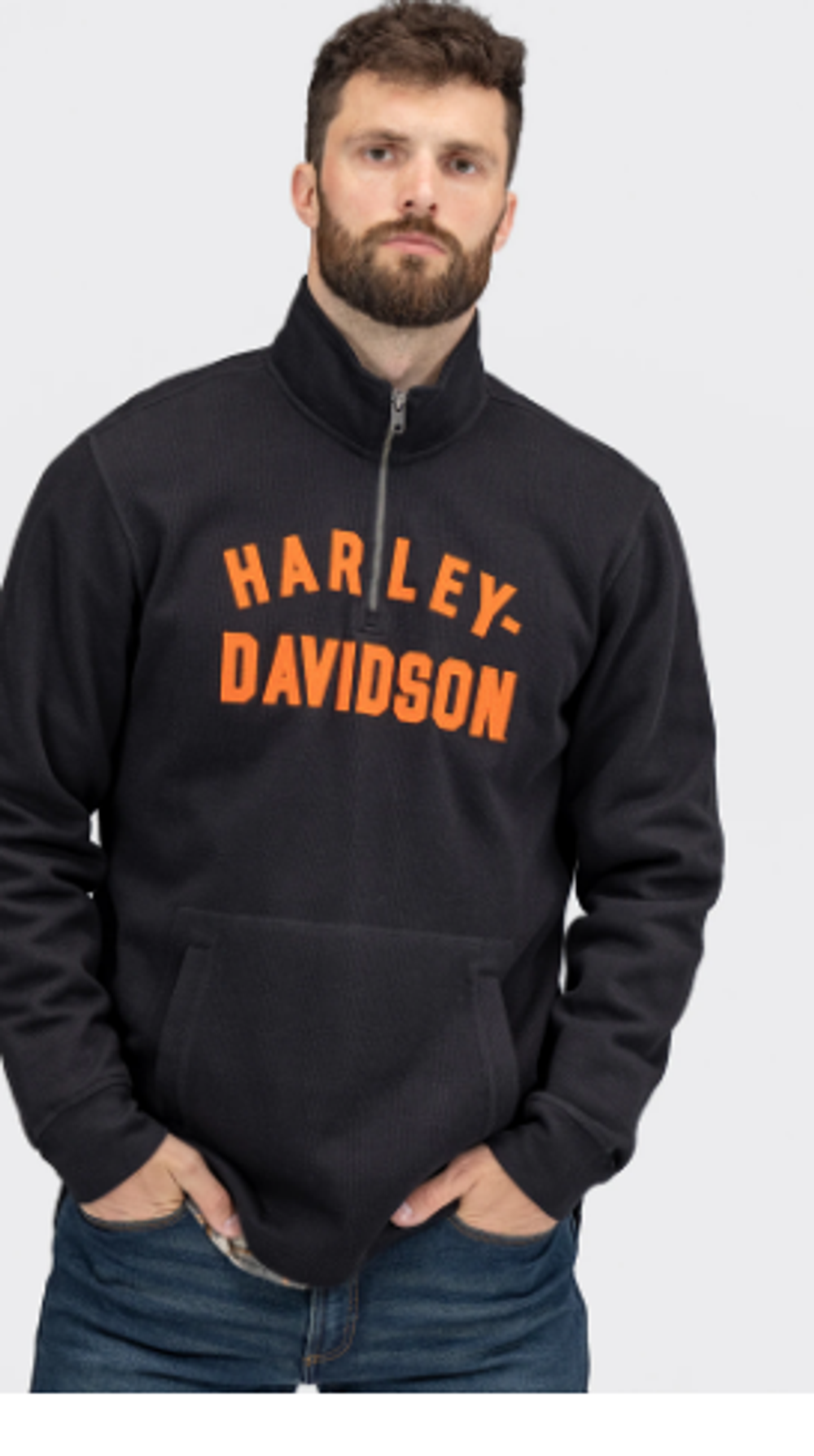 Пуловер 1/4 zip Harley-Davidson