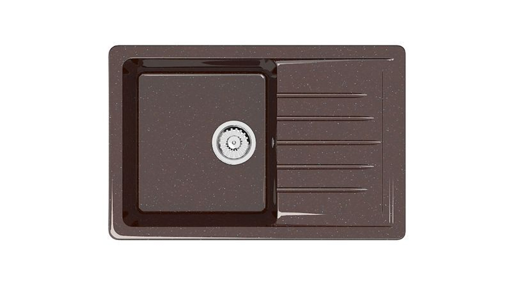 МОЙКА ГЛЯН, ЭНДИ Z16Q16 GRANIT MARRBAXX ШОКОЛАД