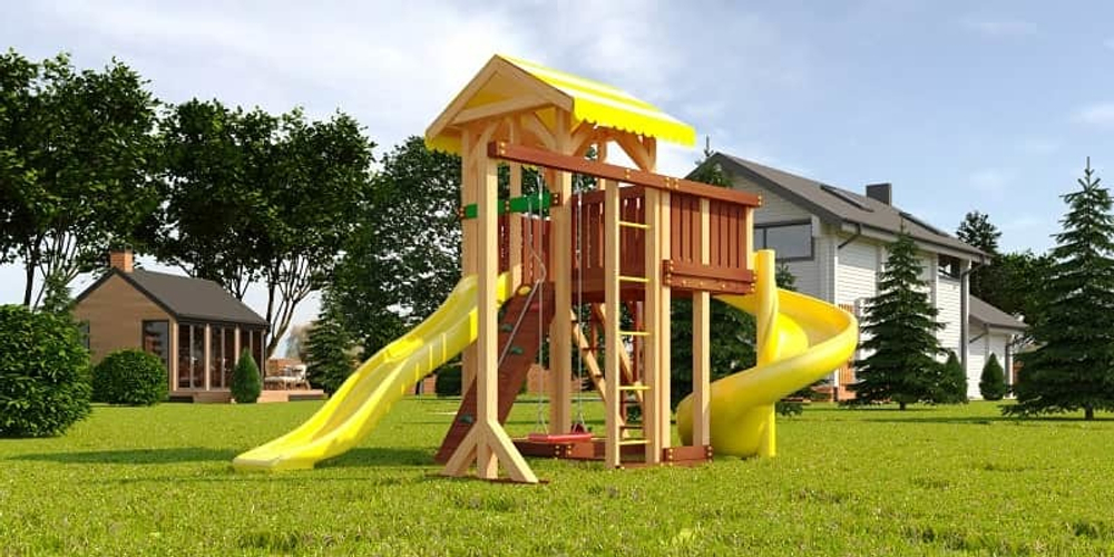 Деревянная детская площадка Савушка "4 сезона" - 9