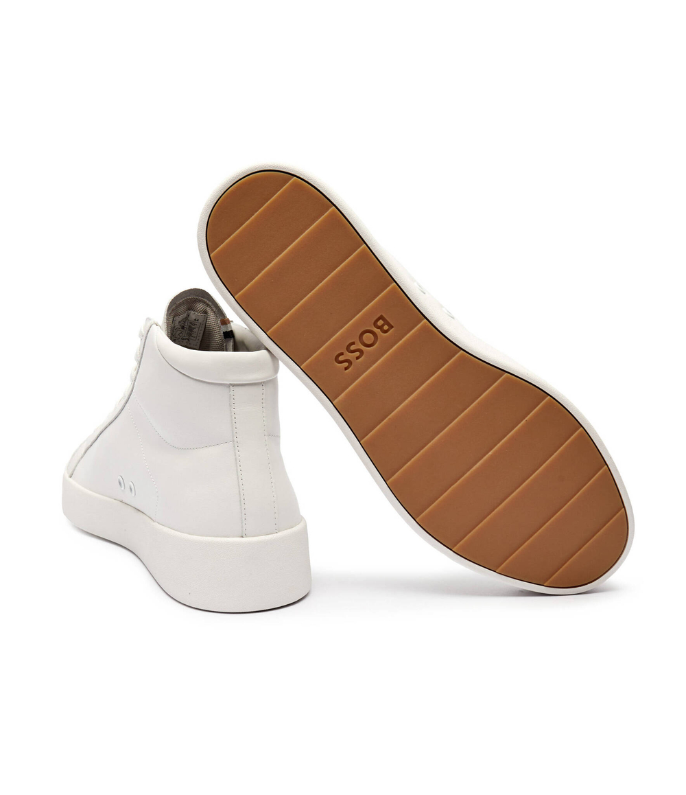 Кожаные кроссовки belwar BOSS BLACK - белый(50522871)